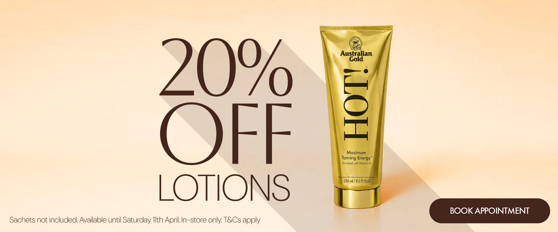 April 20% Off Lotions Banner April 20% Off Lotions Banner