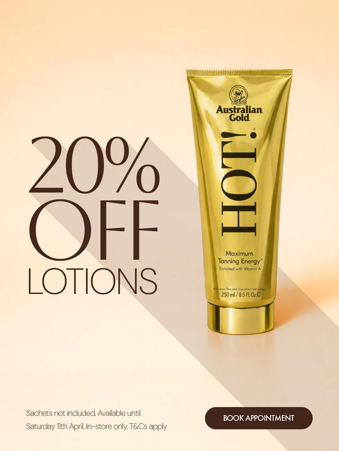 April 20% Off Lotions Mob Banner